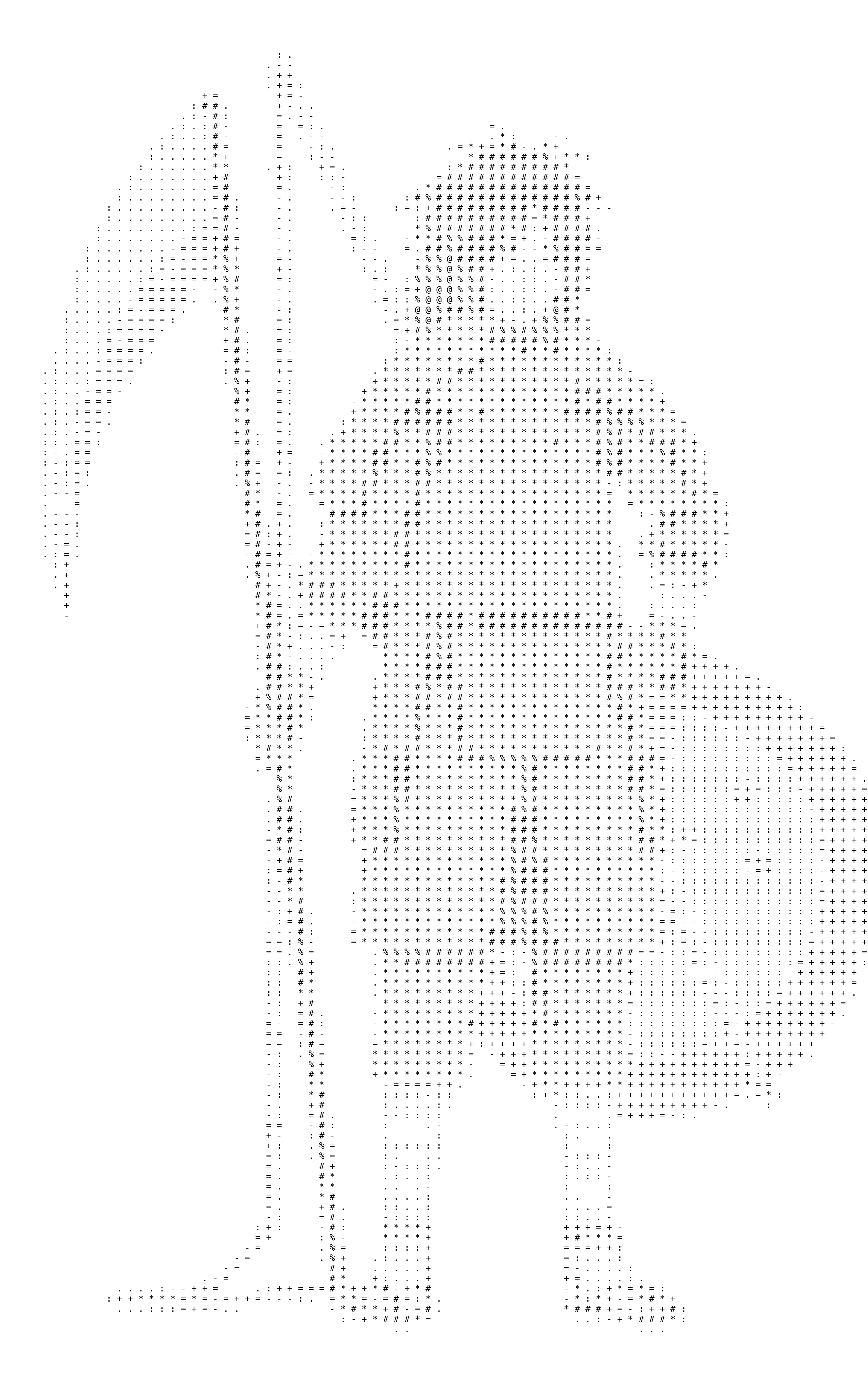 10-level ASCII Art (My Output)